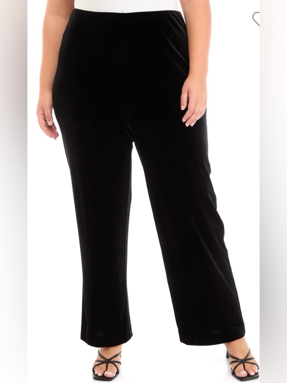 Plus Size Pull On Hollywood Waist Classic Pants